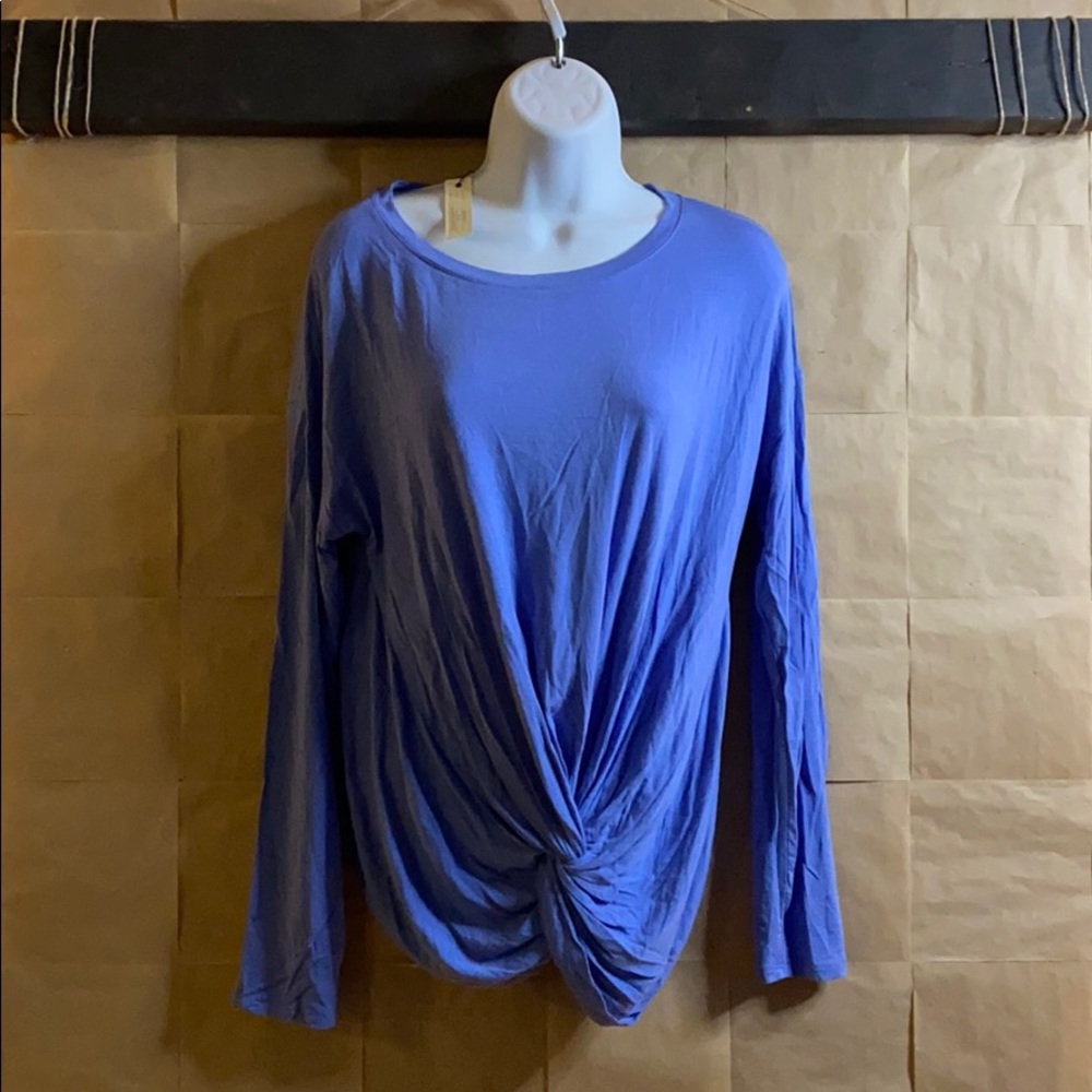 Cupio Long Sleeve Blue with front Knot